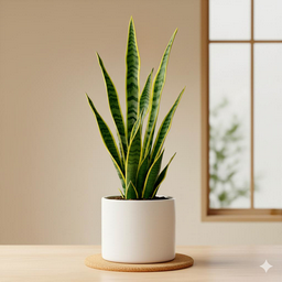 Sansevieria o Lengua de Suegra en maceta